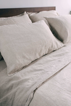 Trieste Flat Sheet, King Size Natural