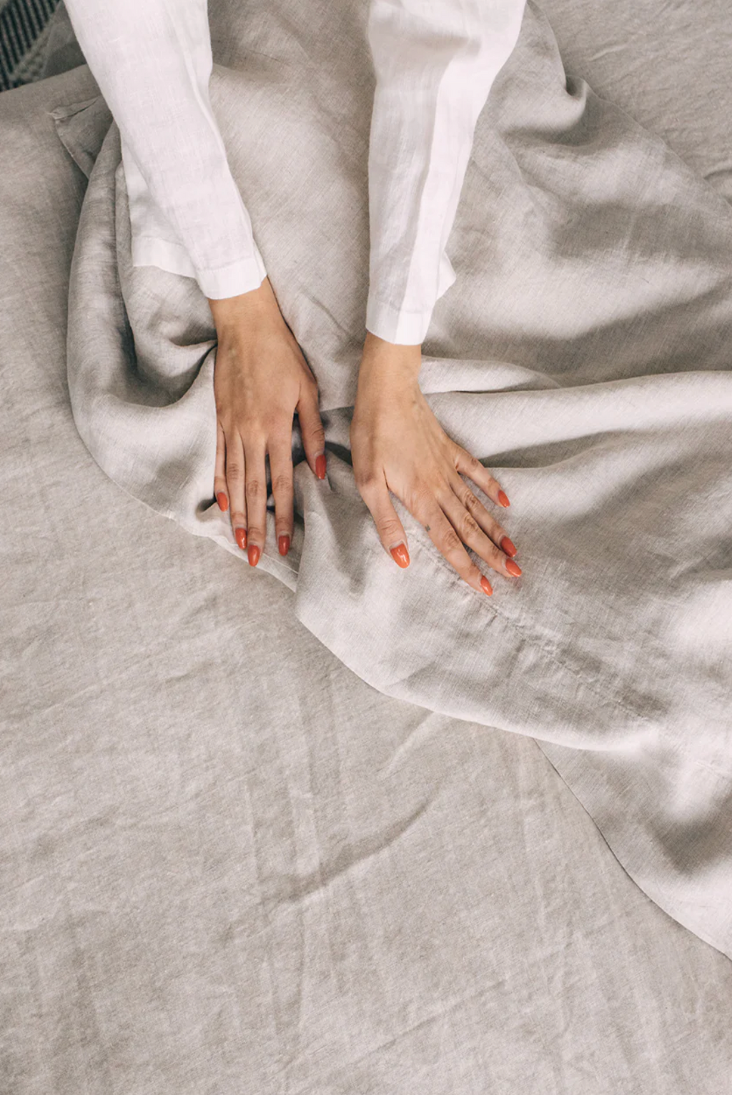 Trieste Flat Sheet, King Size Natural