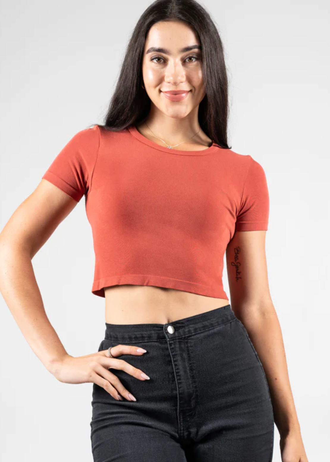 Bamboo Crop Top O/S