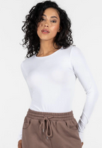 Bamboo Long Sleeve Crew Neck O/S