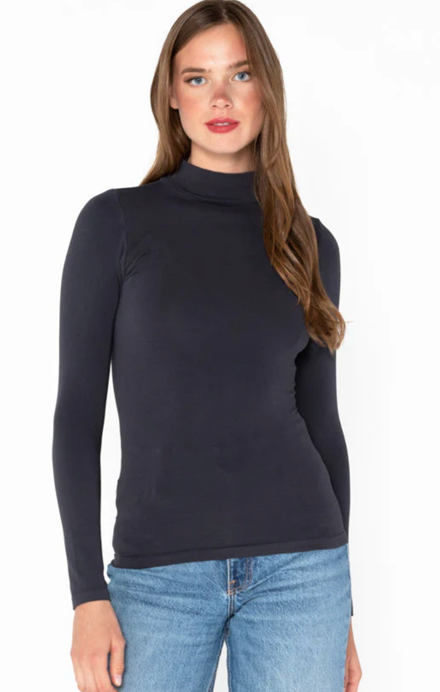 Mock Neck Top