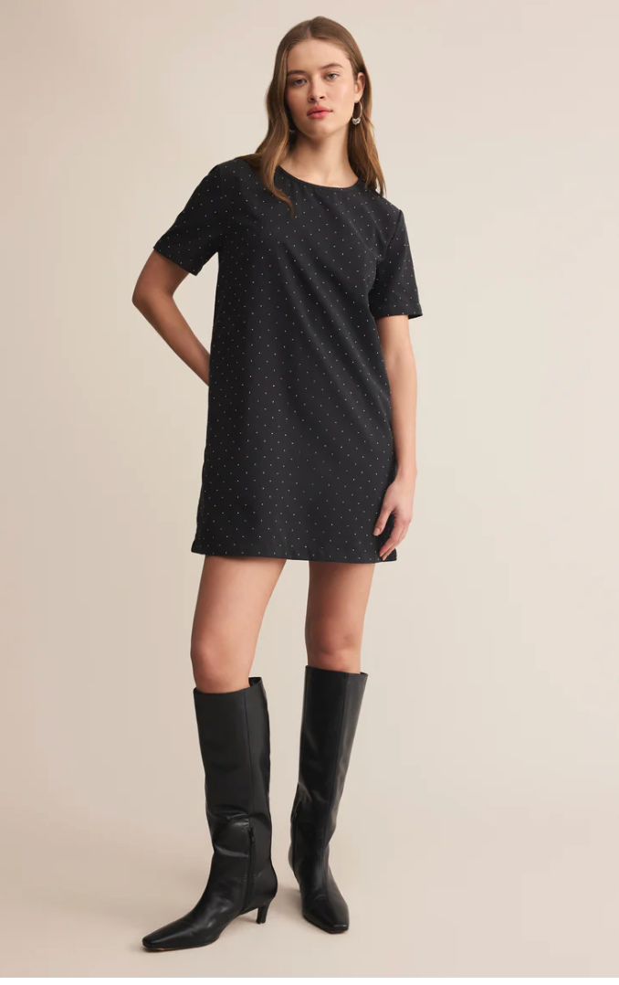 Zinnia Studded Mini Dress