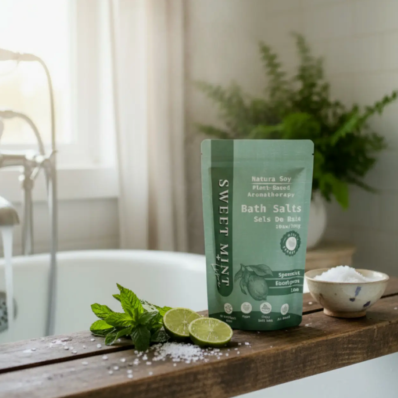Bath Soak- Sweet Mint + Lime