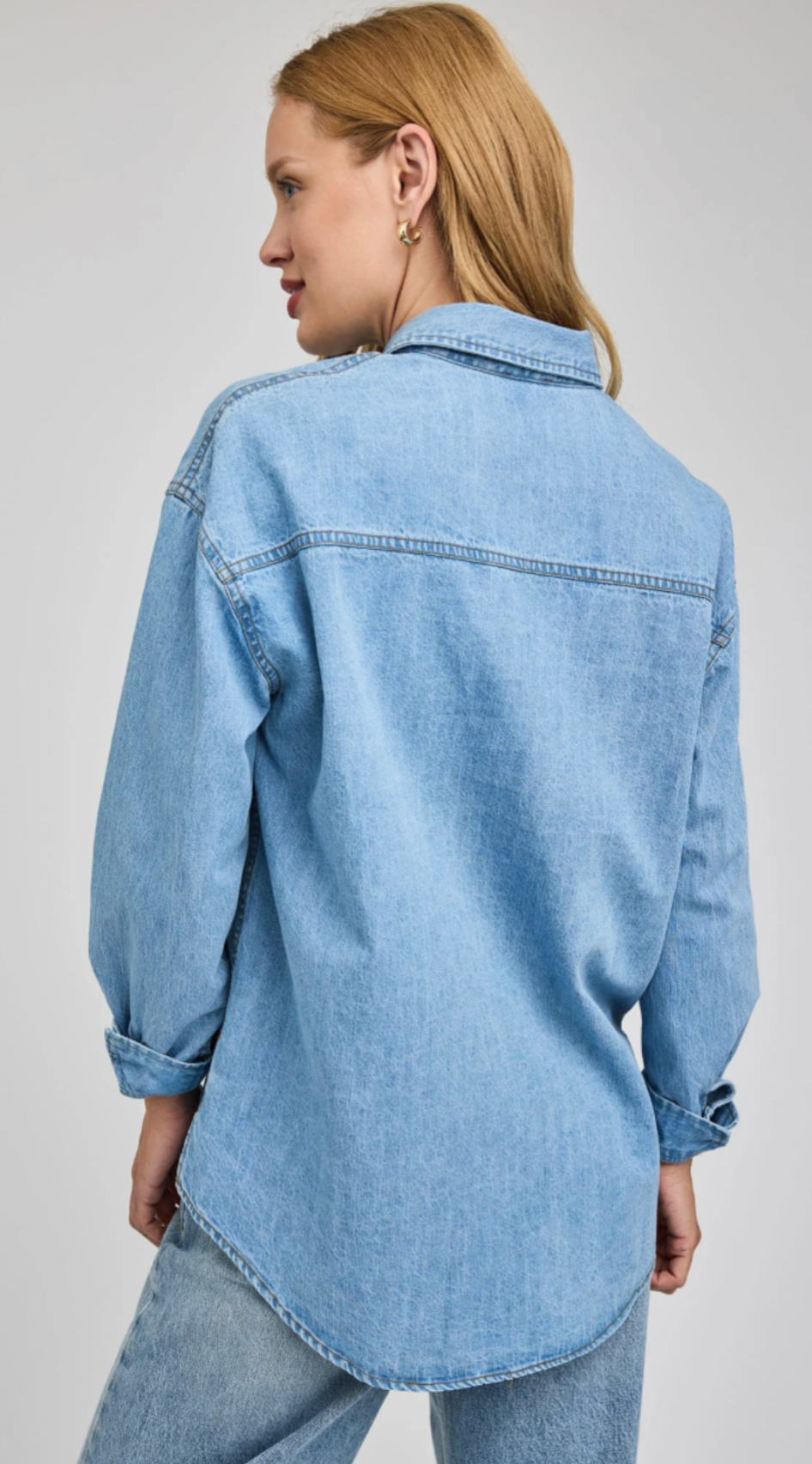 Whitney Denim Button Down Shirt