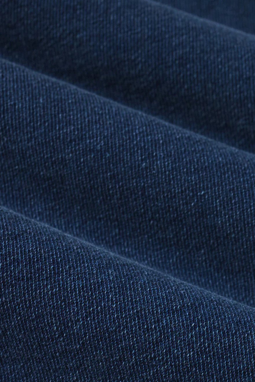 Delphine Knit Denim Sweatshirt