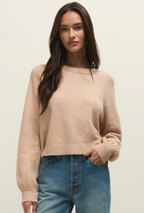 ZSupply-Coming Up Cozy Sweater-Light Camel