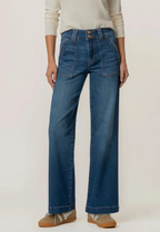 Jodi High Rise Straight Leg Porkchop Frt. Pkts.