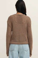 Cala Shimmer Crochet Sweater