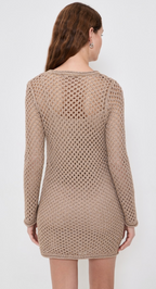 Calabria Shimmer Crochet Dress