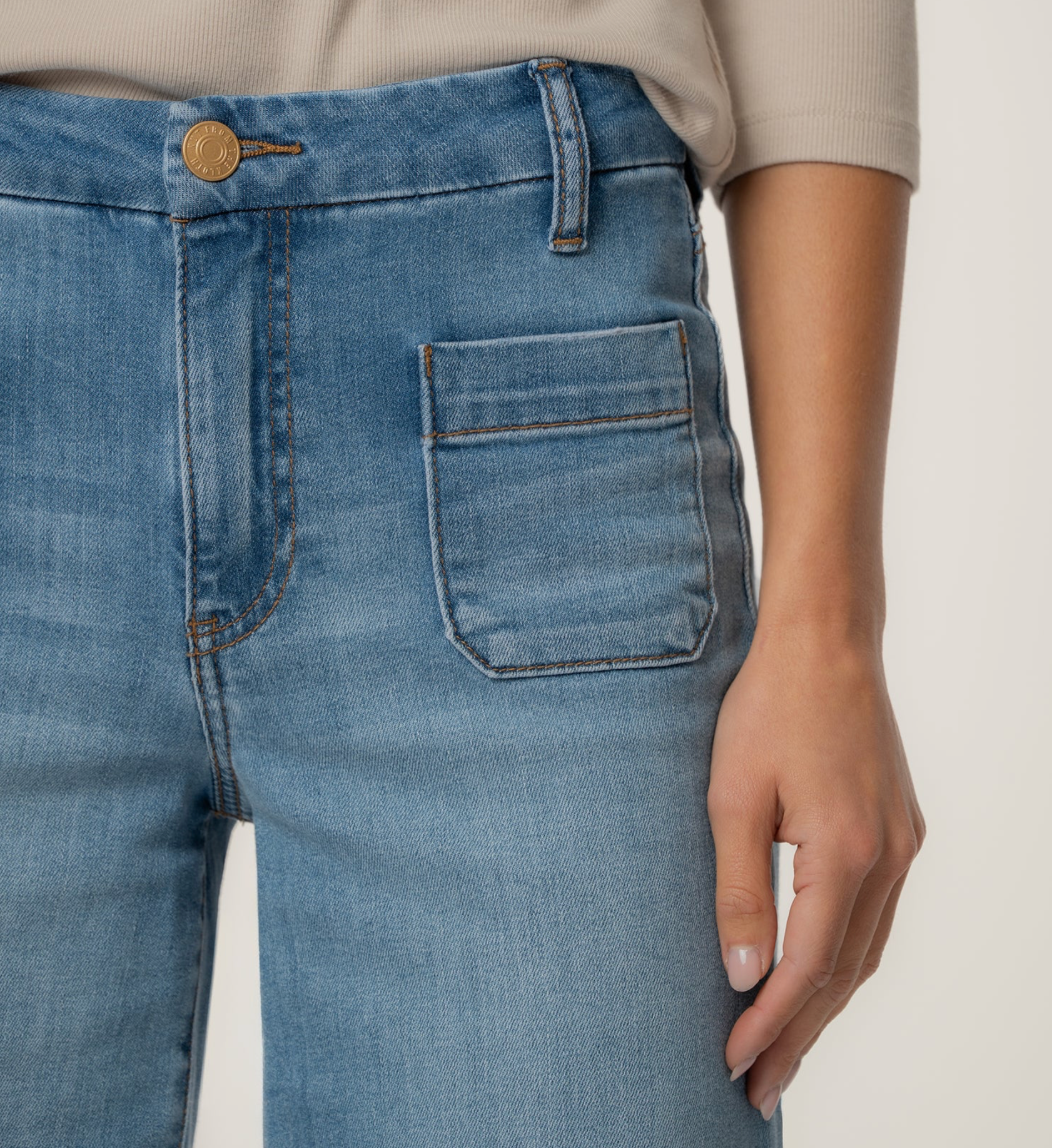 KUT-Meg High Rise Wide Leg-Totally
