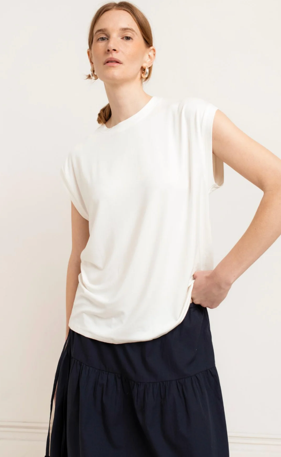Paper Label-Tilda Sleeveless Shirt