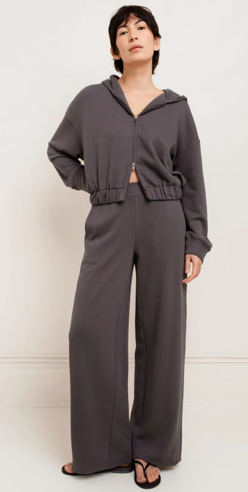 Paper Label-Brea Zip-Up Hoodie