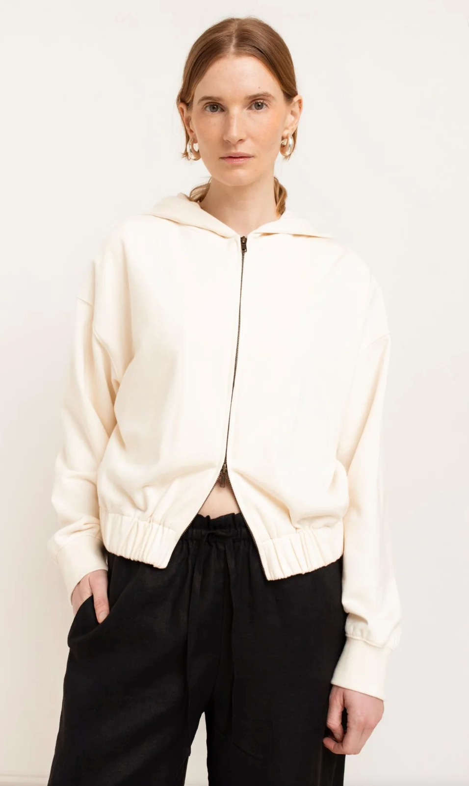 Paper Label-Brea Zip-Up Hoodie