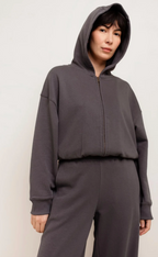 Paper Label-Brea Zip-Up Hoodie