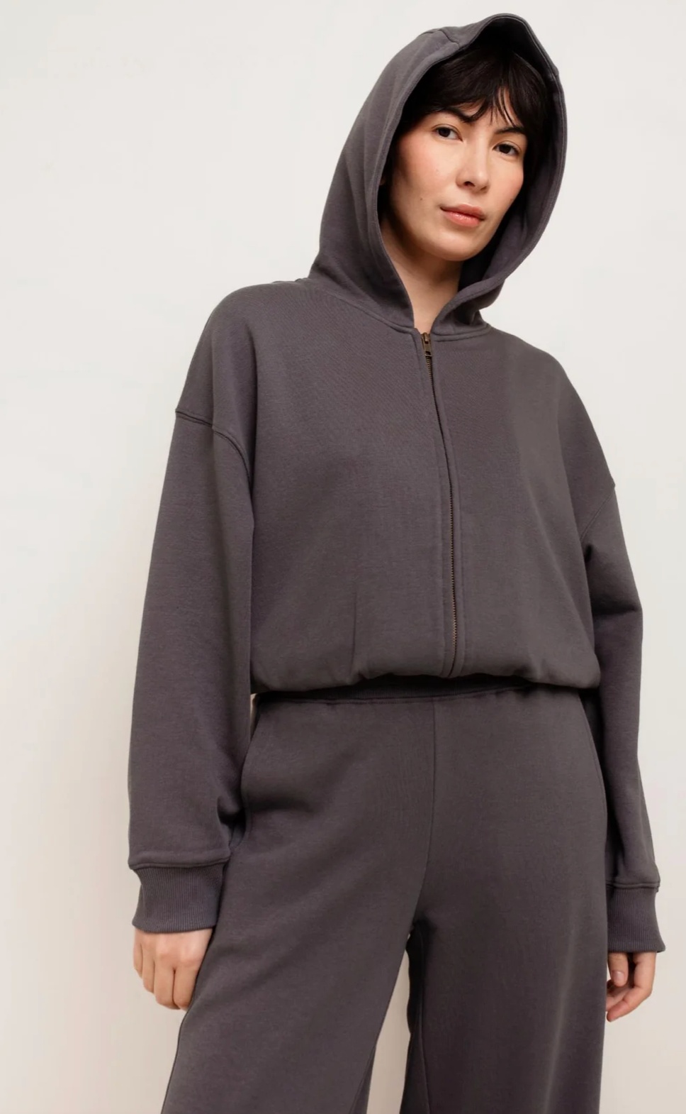 Paper Label-Brea Zip-Up Hoodie