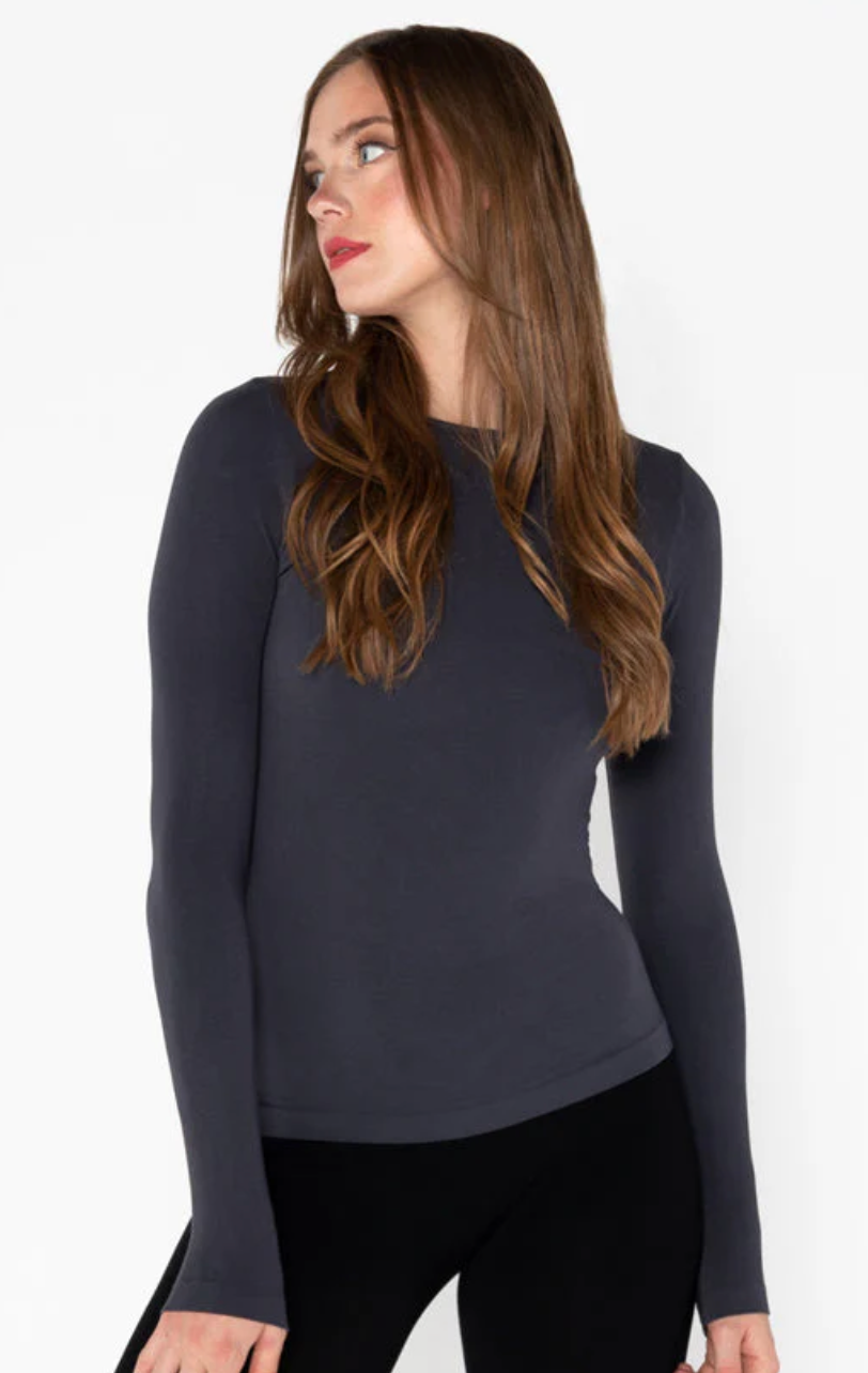 C'est Moi - Bamboo Long Sleeve Crew Neck O/S