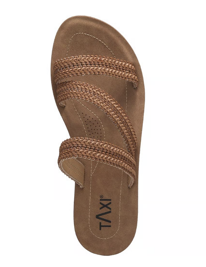 Vegas-02 Braided Wedge Sandal