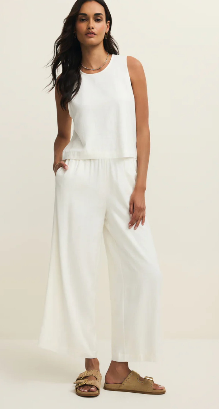Z Supply - Sloane Linen Cropped Tank