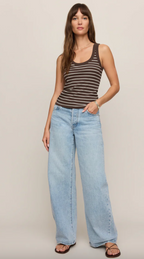 ZSupply - Rowe Striped Scoop Tank