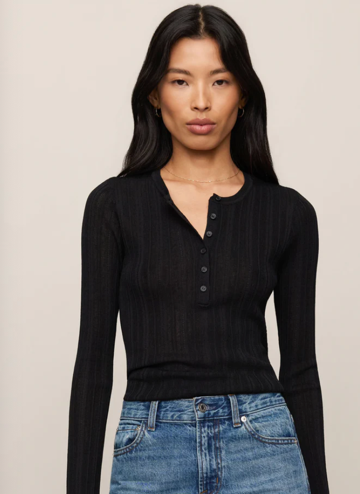 ZSupply - Rowena Fine Knit Henley