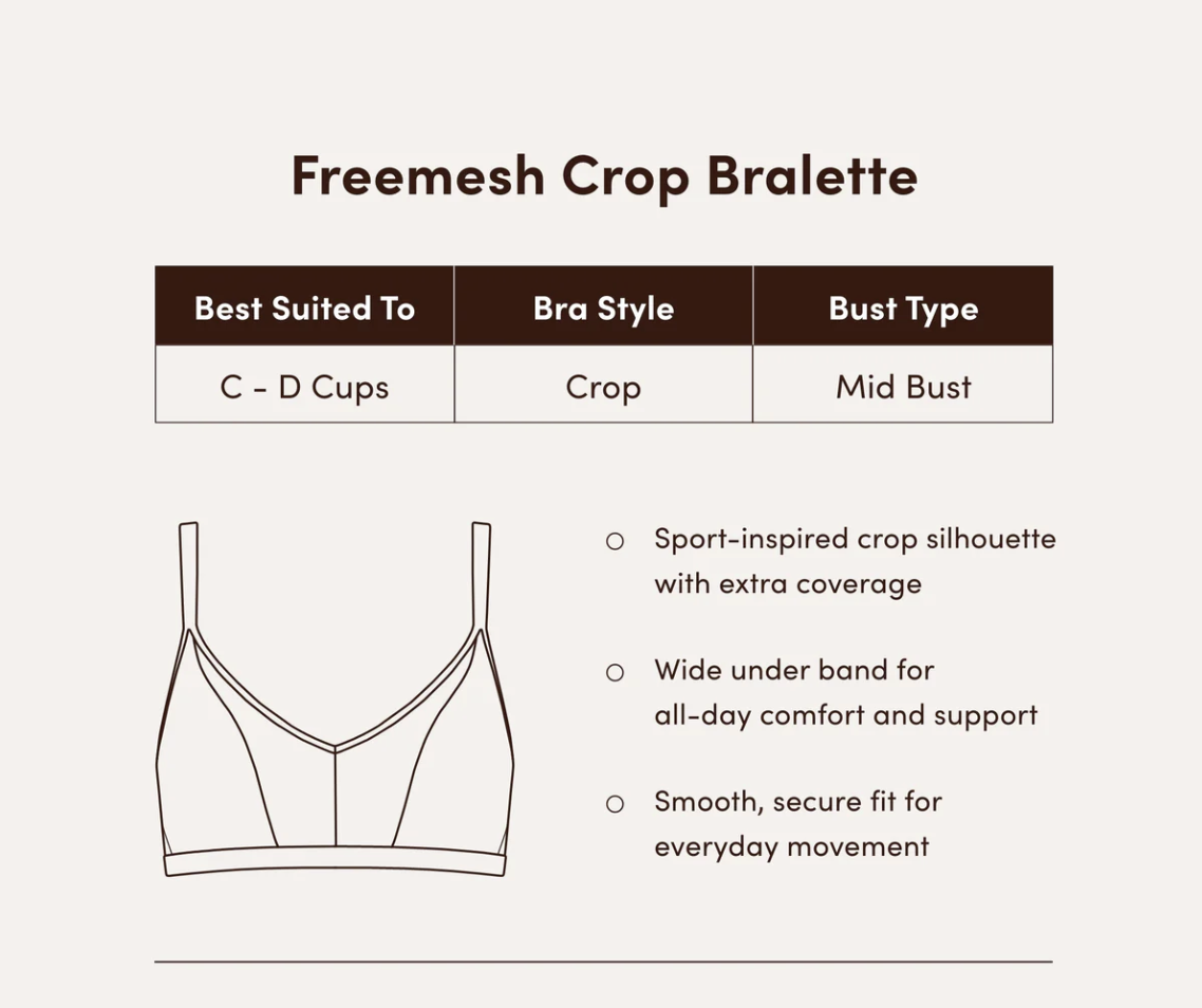 Boody - Freemesh Crop Bralette