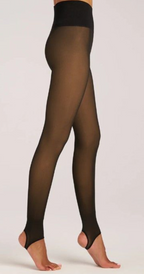 Lemon - Faux Translucent Fleece Lined Tight