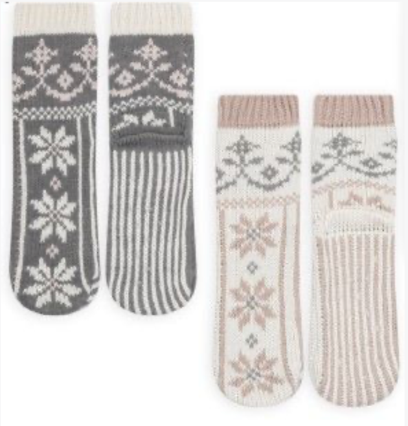 Lemon - Snowfall Slipper Socks