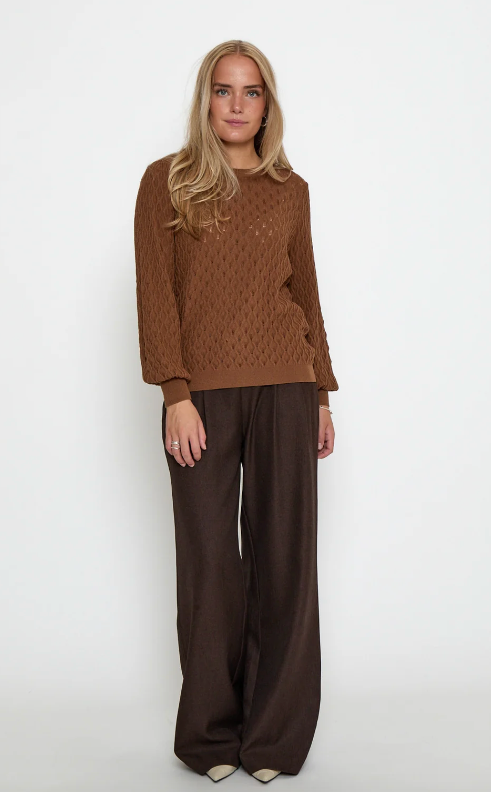 Peppercorn - Rosalia Puff Sleeve knit Pullover