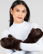 Cest Moi- Faux Fur Mittens