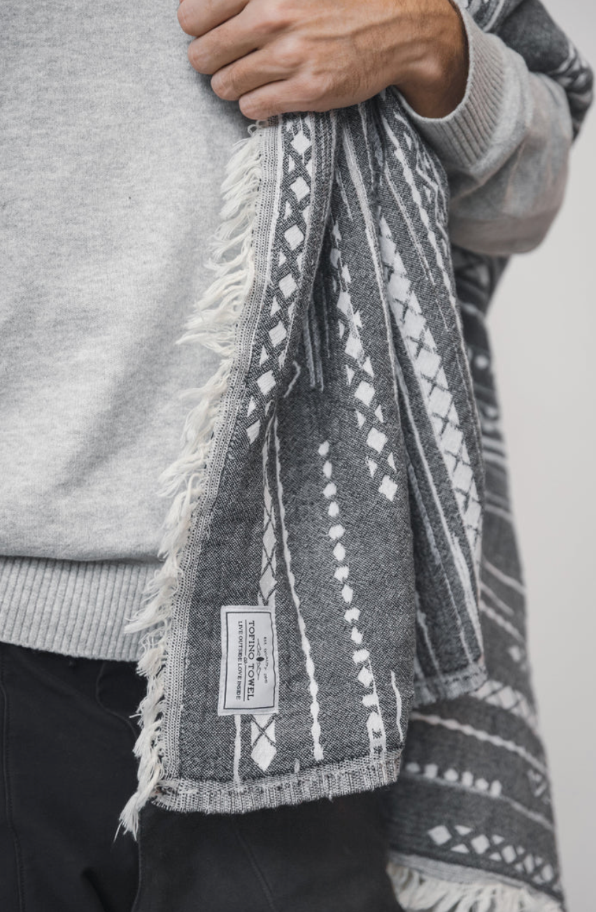 Tofino Towel - THE CHARA | Fleece Lined Throw