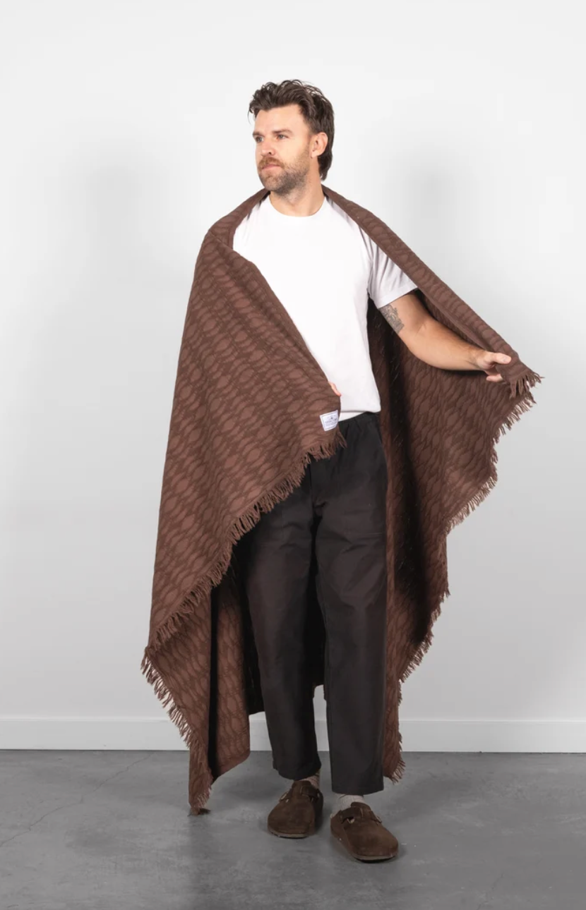 Tofino Towlels - THE ARNELL | Ikat Weave Lightweight Throw