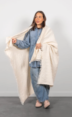 Tofino Towlels - THE ARNELL | Ikat Weave Lightweight Throw