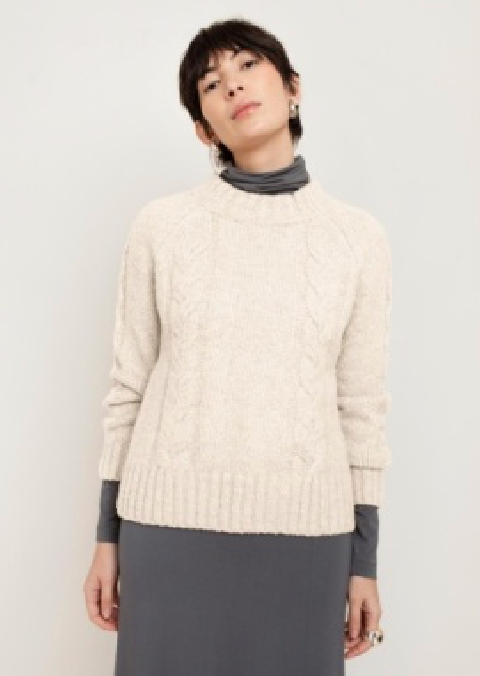 Paper Label- Hana Cable Sweater
