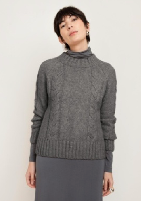 Paper Label- Hana Cable Sweater