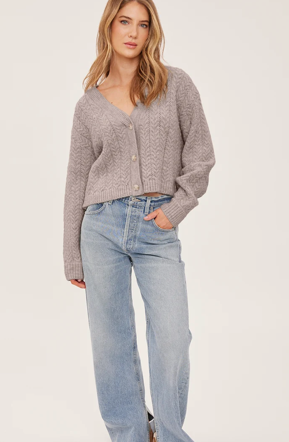 Gentle Fawn - Esme Cable Knit Cardigan