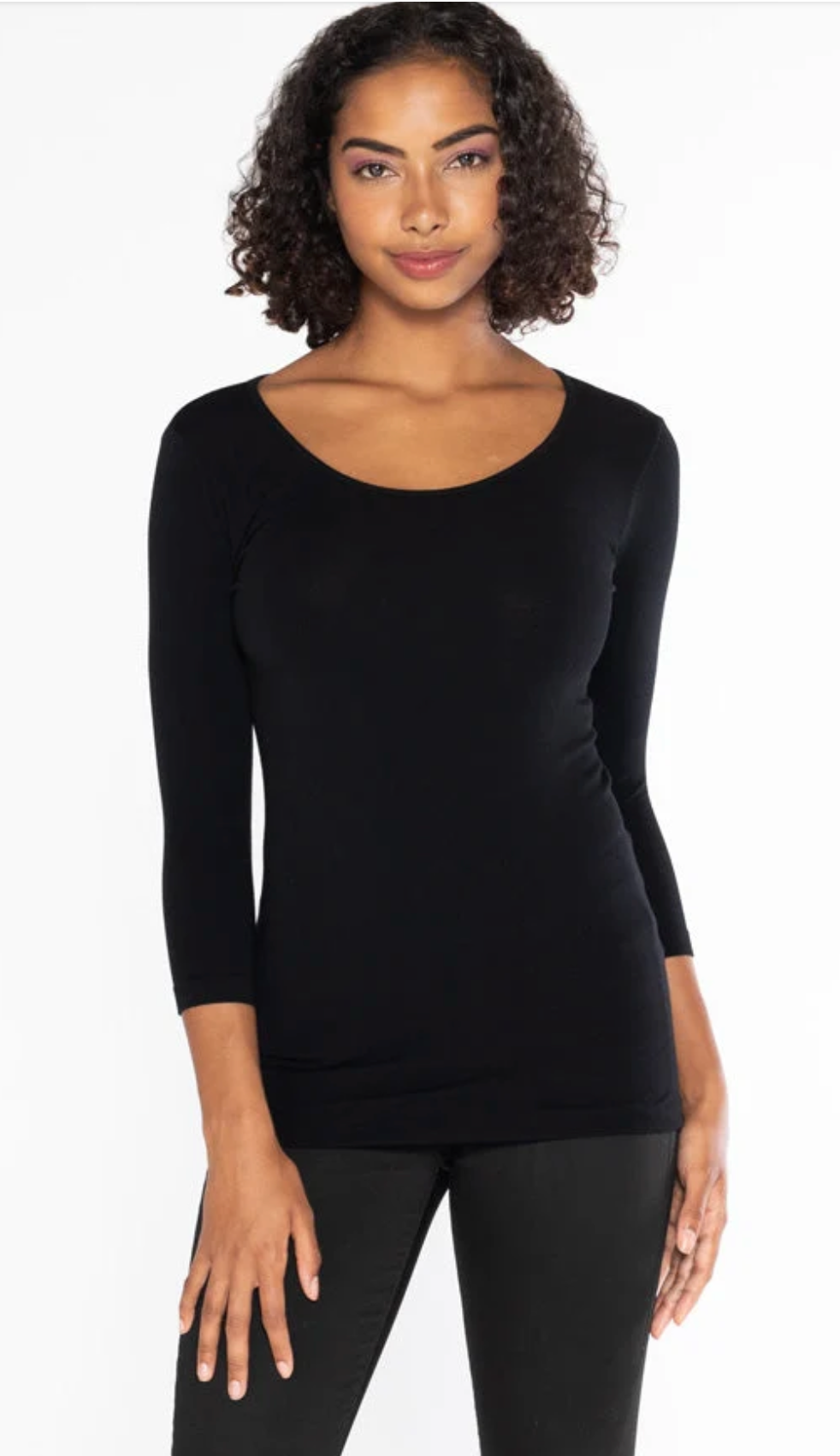 C'est Moi - 3/4 Sleeve Bamboo Top