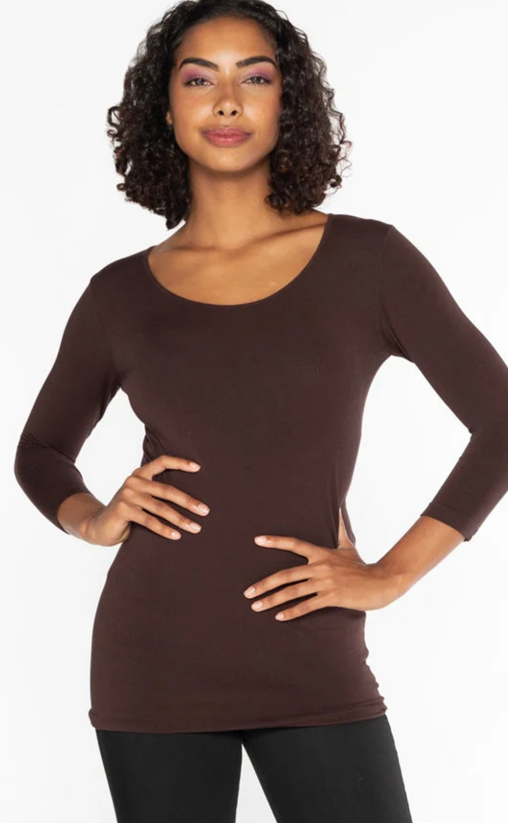 C'est Moi - 3/4 Sleeve Bamboo Top