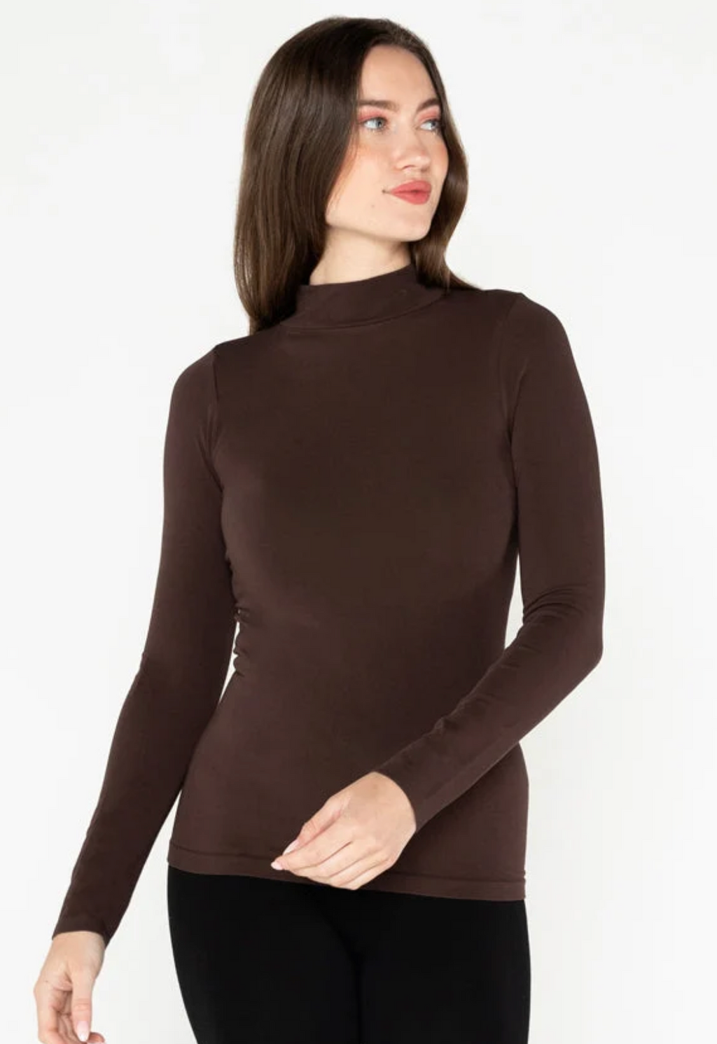 C'est Moi-Mock Neck Top