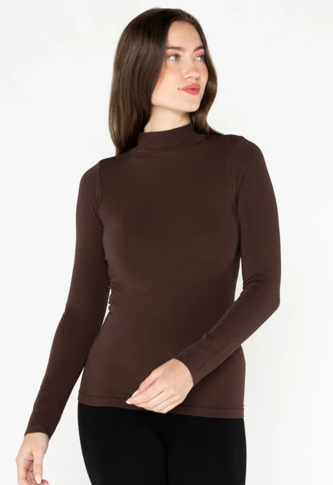 C'est Moi-Mock Neck Top