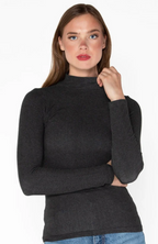 C'est Moi-Mock Neck Top