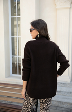 Orange Village Fashion - Rebecca's Ribbed Turtle Neck