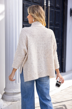 Orange Fashion Village - Everly's Textured Mock Neck