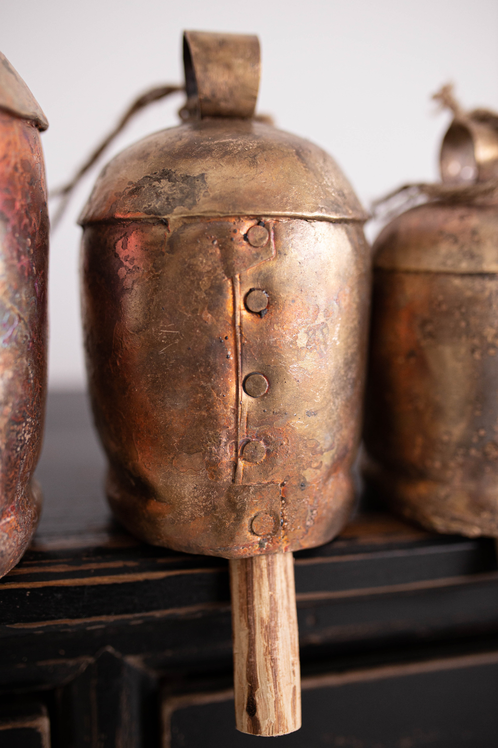 Vintage Inspired Iron Bells Christmas Decor