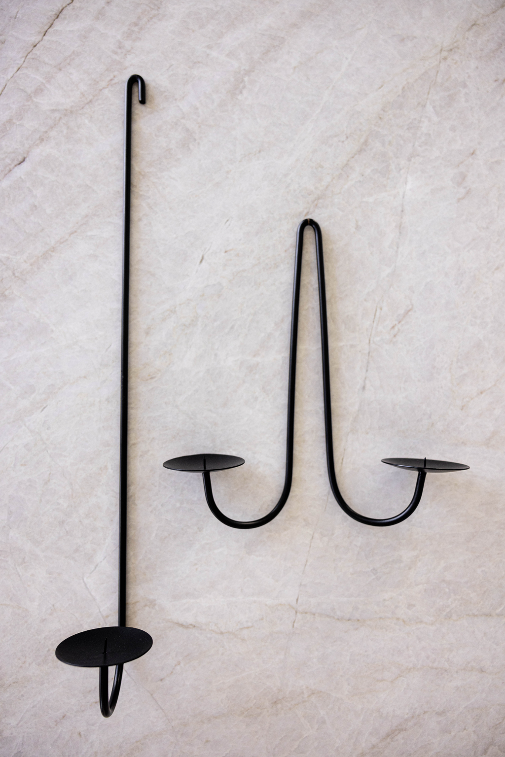 Luxe B Co- Black Iron Dual Wall Sconce