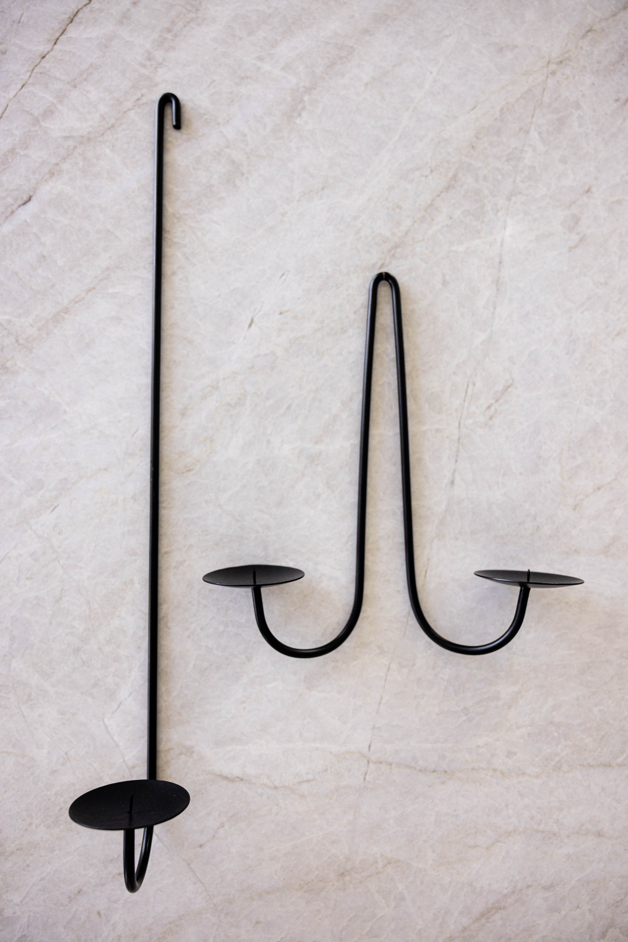 Luxe B Co- Black Iron Dual Wall Sconce
