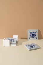 Andalusia Patterned Marble Tiles Coasters |  Set of 4