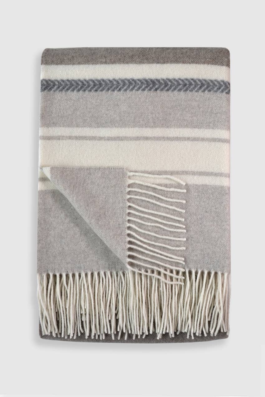 Hanover Cashmere & Merino Wool Throw - Available in 3 Colors