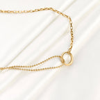 Circle Link Choker - Waterproof Asymmetrical Circle Choker