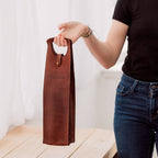 Steel & Clover - Baytree Leather Wine Carrier