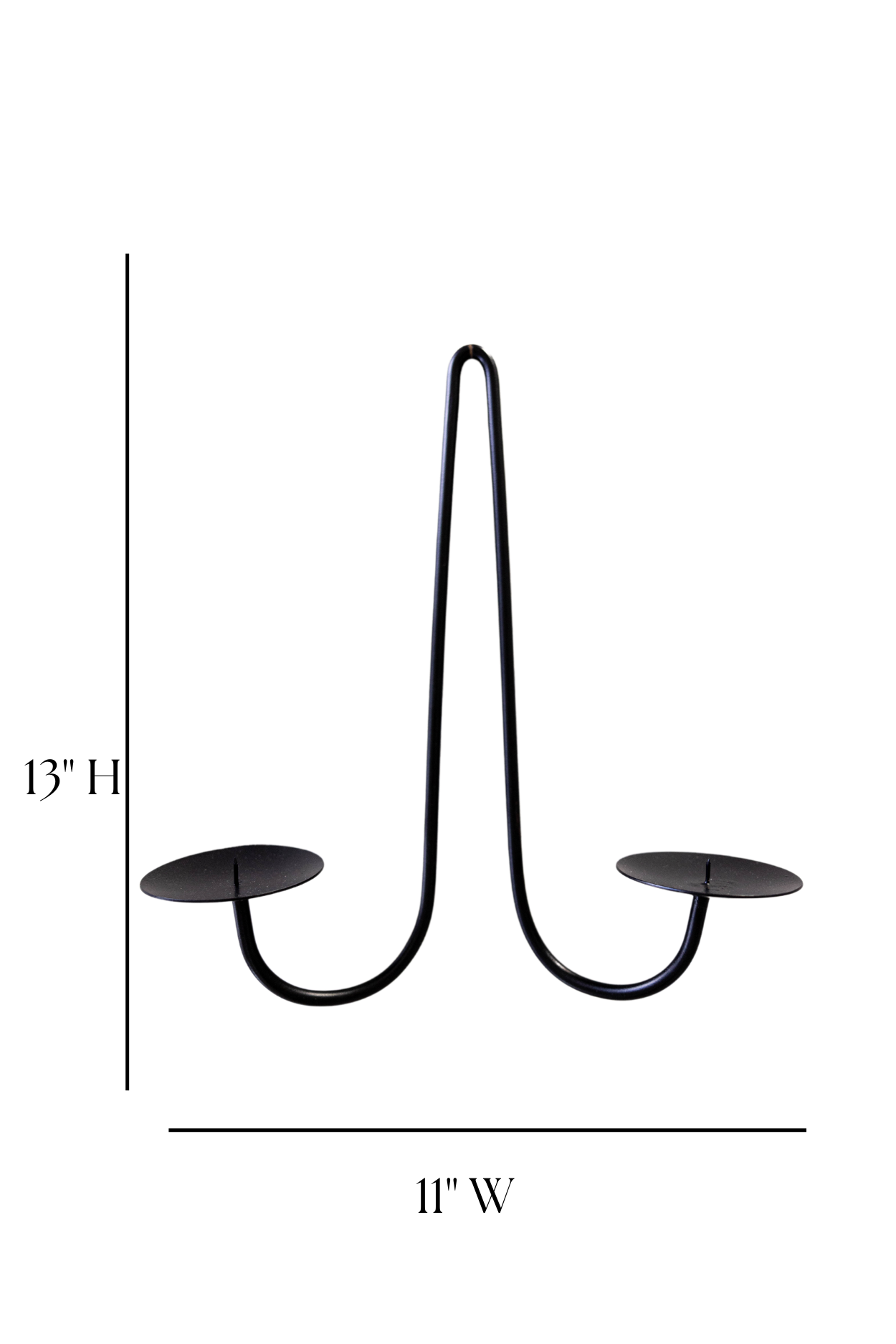 Luxe B Co- Black Iron Dual Wall Sconce